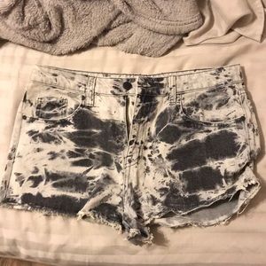 Mossimo high waisted tie dye shorts